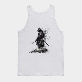 Sumi-e Samurai Art Tank Top